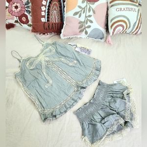 Sophie & me sleep set lace cotton xs size 00